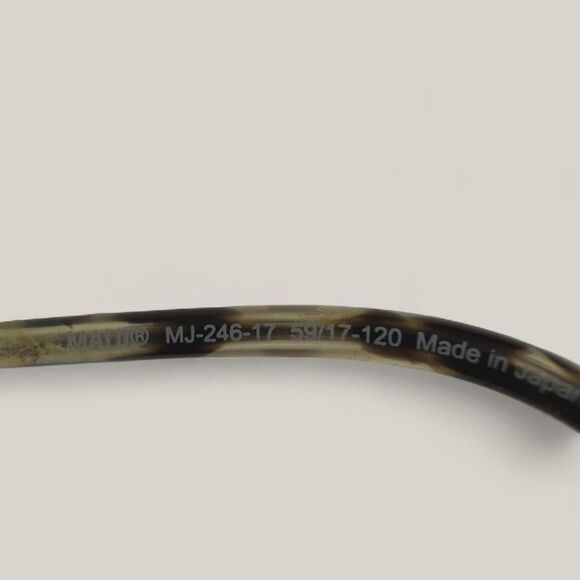 Maui Jim Wiki Wiki Titanium Sunglasses Silver / Blue Hawaii — Unisex Aviator - Picture 6 of 6